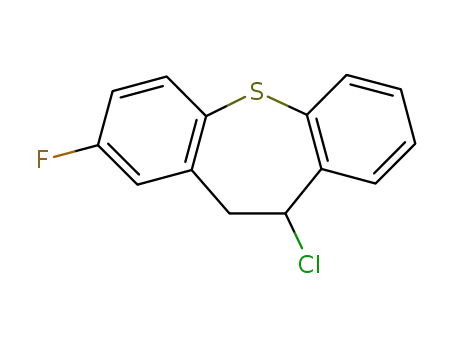 10-chloro-2-fluoro-10,11-dihydro-dibenzo[<i>b</i>,<i>f</i>]thiepine