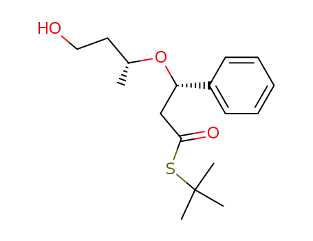 (S)-3-((R)-3-Hydroxy-1-methyl-propoxy)-3-phenyl-thiopropionic acid S-tert-butyl ester