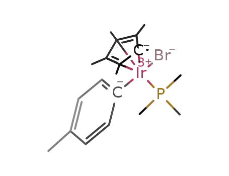 (C<sub>5</sub>Me<sub>5</sub>)(PMe<sub>3</sub>)Ir(p-C<sub>6</sub>H<sub>4</sub>CH<sub>3</sub>)(Br)
