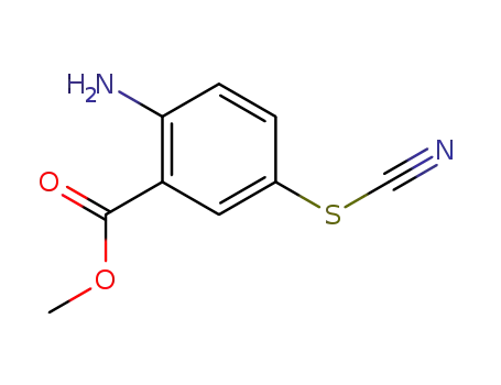 벤조산, 2-아미노-5-티오시아나토-, 메틸 에스테르(9CI)