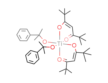bis((α,αdimethylbenzyl)oxy)bis(2,2,6,6-tetramethyl-3,5-heptanedionato)titanium(IV)