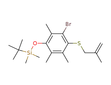 [3-Bromo-2,5,6-trimethyl-4-(2-methyl-allylsulfanyl)-phenoxy]-tert-butyl-dimethyl-silane