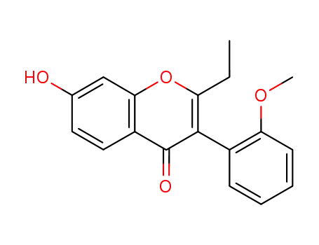 2-ethyl-7-hydroxy-3-(2-methoxyphenyl)-4H-chromen-4-one