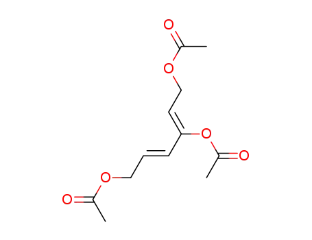 Molecular Structure of 153704-91-7 ((2Z, 4E)-1,3,6-triacetoxyhexa-2,4-diene)