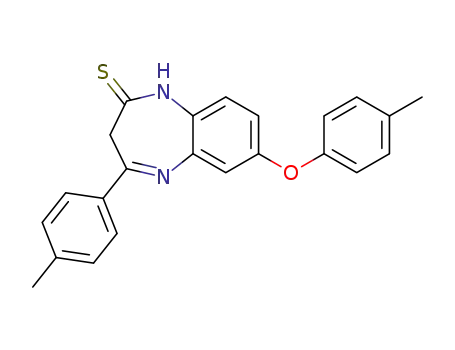 2H-1,5-Benzodiazepine-2-thione,
1,3-dihydro-7-(4-methylphenoxy)-4-(4-methylphenyl)-