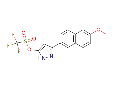 3-(6-methoxy-2-naphthyl)-1H-pyrazol-5-yl trifluoromethanesulfonate