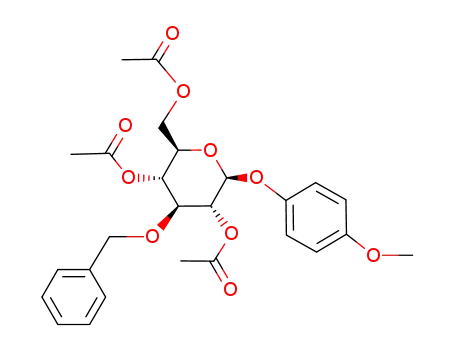 4-메톡시페닐 2,4,6-TRI-O-아세틸-3-O-벤질-베타-D-글루코피라노사이드