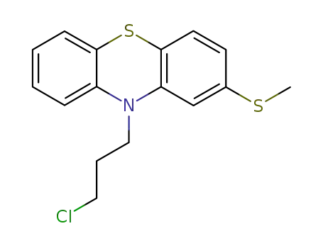Molecular Structure of 40256-12-0 (10-(3-chloropropyl)-2-(methylthio)-10H-phenothiazine)
