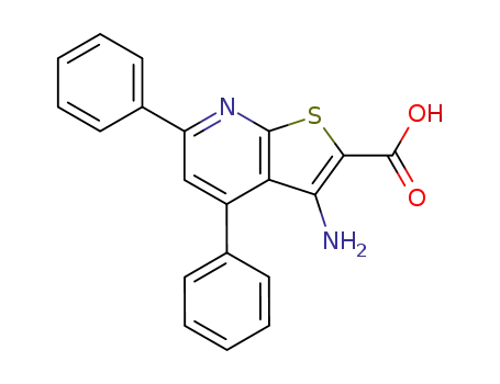 3-Amino-4,6-diphenylthieno[2,3-b]pyridine-2-carboxylic acid