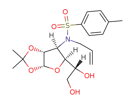 <i>N</i>-allyl-<i>N</i>-[5-(1,2-dihydroxy-ethyl)-2,2-dimethyl-tetrahydro-furo[2,3-<i>d</i>][1,3]dioxol-6-yl]-4-methyl-benzenesulfonamide