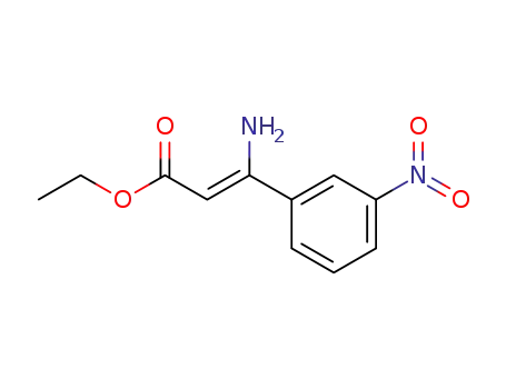 ethyl 3-amino-3-(3-nitrophenyl)-2-propenoate