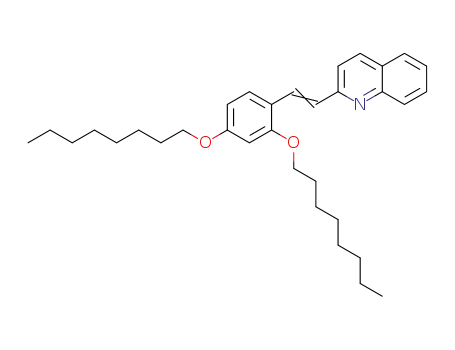 Molecular Structure of 107787-11-1 (2-[2,4-Bis(octyloxy)styryl]quinoline)
