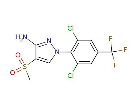 3-amino-1-(2,6-dichloro-4-trifluoromethylphenyl)-4-methanesulphonylpyrazole