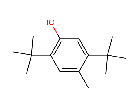 Molecular Structure of 17688-83-4 (2,5-di-tert-butyl-4-methylphenol)