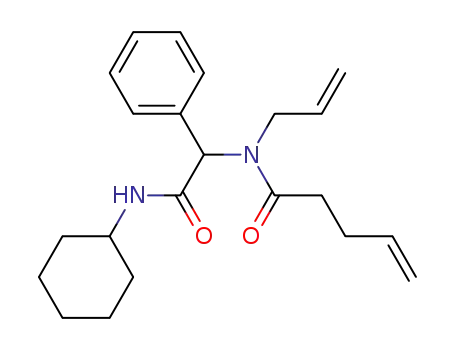 벤젠아세트아미드, N-시클로헥실-알파-[(1-옥소-4-펜테닐)-2-프로페닐아미노]-(9CI)