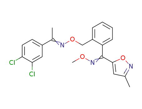 2-(3,4-dichloro-α-methylbenzylideneaminooxymethyl)phenyl 3-methylisoxazol-5-yl ketone O-methyloxime