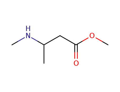 Molecular Structure of 2704-51-0 (Butanoic acid, 3-(methylamino)-, methyl ester)