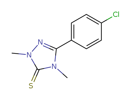 2,4-DIHYDRO-5-(4-CHLOROPHENYL)-2,4-DIMETHYL-3H-1,2,4-TRIAZOLE-3-THIONE
