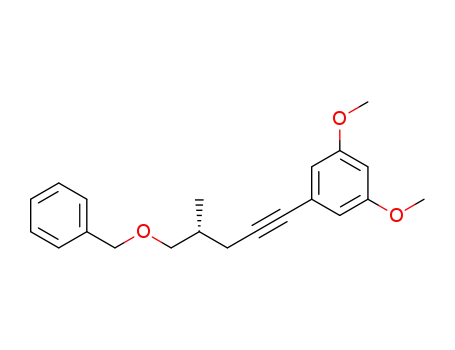 (R)-1-benzyloxy-5-(3,5-dimethoxyphenyl)-2-methylpent-4-yne