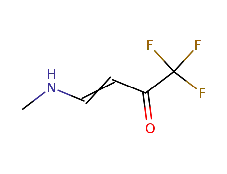 Molecular Structure of 301330-75-6 (3-Buten-2-one,  1,1,1-trifluoro-4-(methylamino)-)
