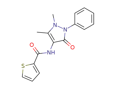 N-(1,5-dimethyl-3-oxo-2-phenyl-2,3-dihydro-1H-pyrazol-4-yl)thiophene-2-carboxamide
