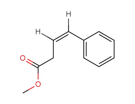 Molecular Structure of 91083-82-8 (3-Butenoic acid, 4-phenyl-, methyl ester, (3Z)-)