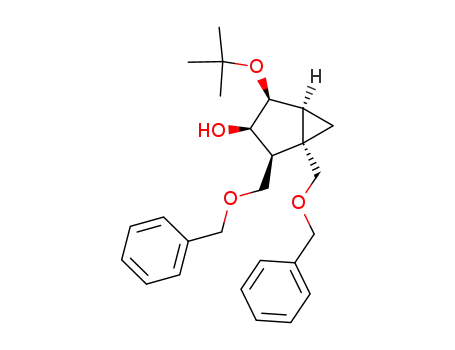 (1S,2S,3R,4S,5S)-4-tert-butyloxy-1,2-di<(benzyloxy)methyl>-3-hydroxy-bicyclo<3.1.0>hexane