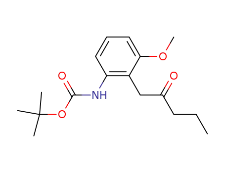Carbamic acid, [3-methoxy-2-(2-oxopentyl)phenyl]-, 1,1-dimethylethyl
ester