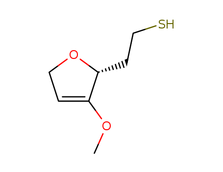 2-FURANETHANETHIOL,2,5-DIHYDRO-3-METHOXY-,(2R)-