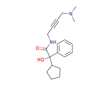 N-(4-dimethylamino-2-butynyl)-2-cyclopentyl-2-hydroxy-2-phenylacetamide