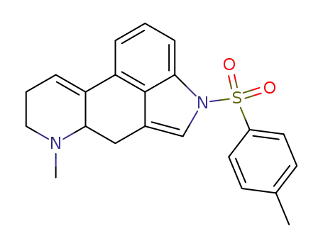 7-methyl-4-(toluene-4-sulfonyl)-4,6,6a,7,8,9-hexahydro-indolo[4,3-<i>fg</i>]quinoline