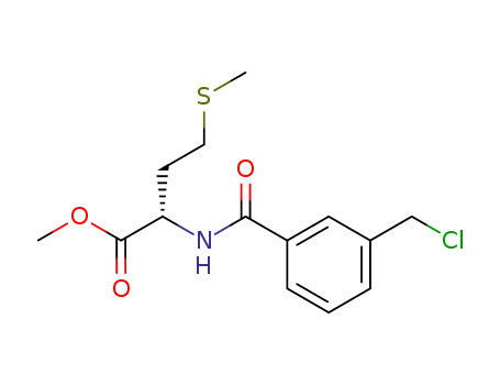 N-(1(S)-carbomethoxy-3-methylthiopropyl)3-chloromethylbenzamide