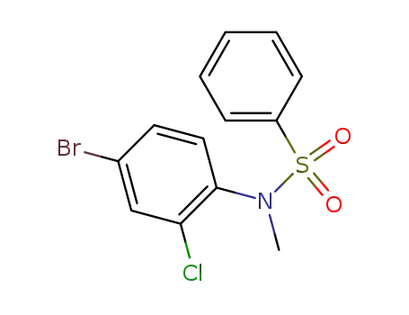 N<sub>1</sub>-(4-bromo-2-chlorophenyl)-N<sub>1</sub>-methyl-1-benzenesulfonamide