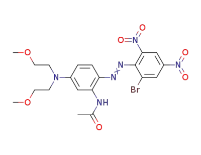 5-[N,N-ビス(2-メトキシエチル)アミノ]-2-(2-ブロモ-4,6-ジニトロフェニルアゾ)アセトアニリド