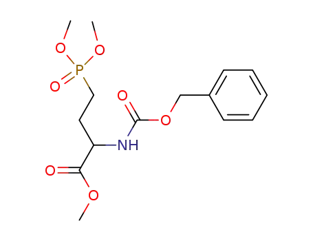 2-Benzyloxycarbonylamino-4-(dimethoxy-phosphoryl)-butyric acid methyl ester