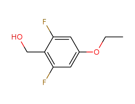 Molecular Structure of 438050-23-8 ((4-Ethoxy-2,6-difluorophenyl)methanol)