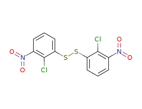 Molecular Structure of 15945-26-3 (Disulfide, bis(2-chloro-3-nitrophenyl))