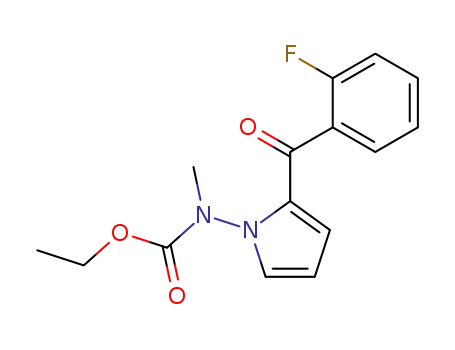 <2-(2-fluorobenzoyl)-1H-pyrrol-1-yl>methylcarbamic acid ethyl ester