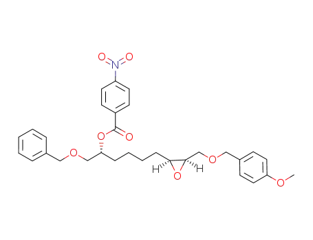 4-Nitro-benzoic acid (R)-1-benzyloxymethyl-5-[(2S,3R)-3-(4-methoxy-benzyloxymethyl)-oxiranyl]-pentyl ester