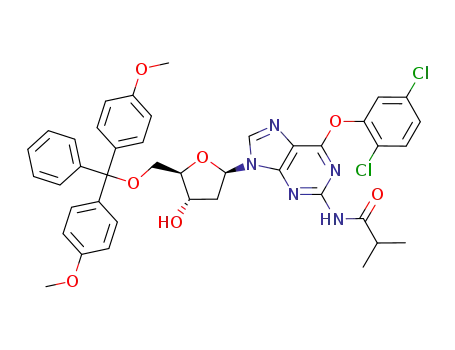 2'-Deoxy-6-O-(2,5-dichlorophenyl)-5'-O-(4,4'-dimethoxytrityl)-2-N-isobutyrylguanosine