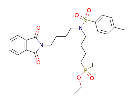 {4-[[4-(1,3-Dioxo-1,3-dihydro-isoindol-2-yl)-butyl]-(toluene-4-sulfonyl)-amino]-butyl}-phosphinic acid ethyl ester