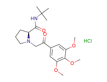 L-Proline, 1-[2-(3,4,5-Trimethoxyphenyl)-2-Oxoethyl] tert-Butylamide Hydrochloride
