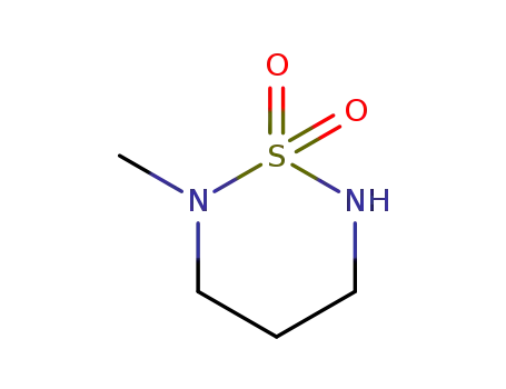 Molecular Structure of 137830-77-4 (2-METHYL-[1,2,6]THIADIAZINANE 1,1-DIOXIDE)