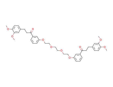 3-(3,4-dimethoxy-phenyl)-1-(3-{2-[2-(2-{3-[3-(3,4-dimethoxy-phenyl)-propionyl]-phenoxy}-ethoxy)-ethoxy]-ethoxy}-phenyl)-propan-1-one