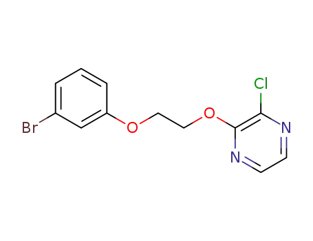 2-(3-bromophenoxy)ethyl 3-chloro-2-pyrazinyl ether
