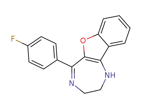 5-(4-fluorophenyl)-2,3-dihydro-1H-benzofuro-[3,2-e]-1,4-diazepine