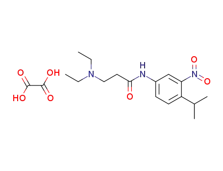 3-Diethylamino-N-(4-isopropyl-3-nitrophenyl)-propionamide oxalate