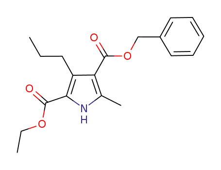 ethyl 4-carbobenzyloxy-5-methyl-3-n-propyl-1H-pyrrole-2-carboxylate
