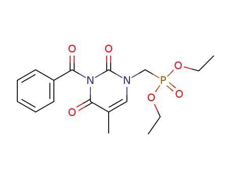 3-Benzoyl-1-(diethoxyphosphorylmethyl)thymine