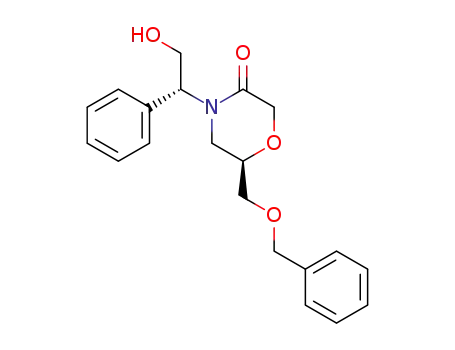 (R)-6-Benzyloxymethyl-4-((R)-2-hydroxy-1-phenyl-ethyl)-morpholin-3-one